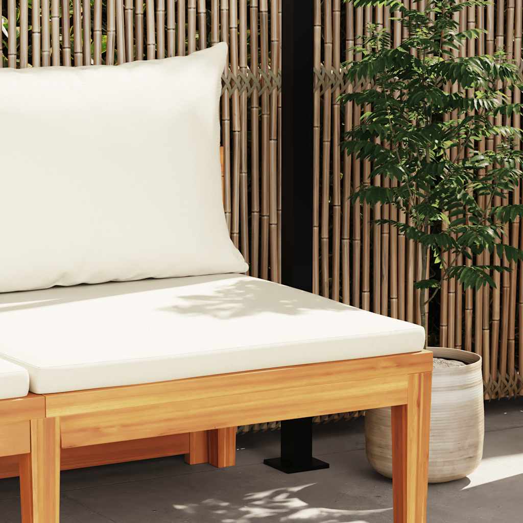 Tuinbank Met Tafel En Te Kussens Massief Acaciahout