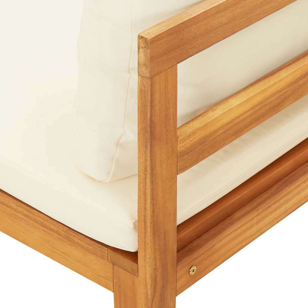 Tuinbank Met Tafel En Te Kussens Massief Acaciahout