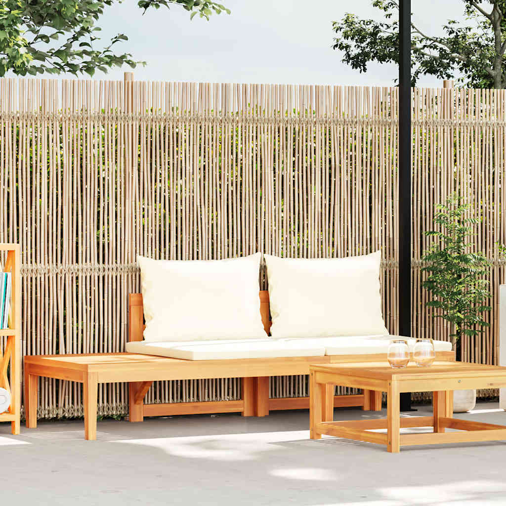 Tuinbank Met Tafel En Te Kussens Massief Acaciahout