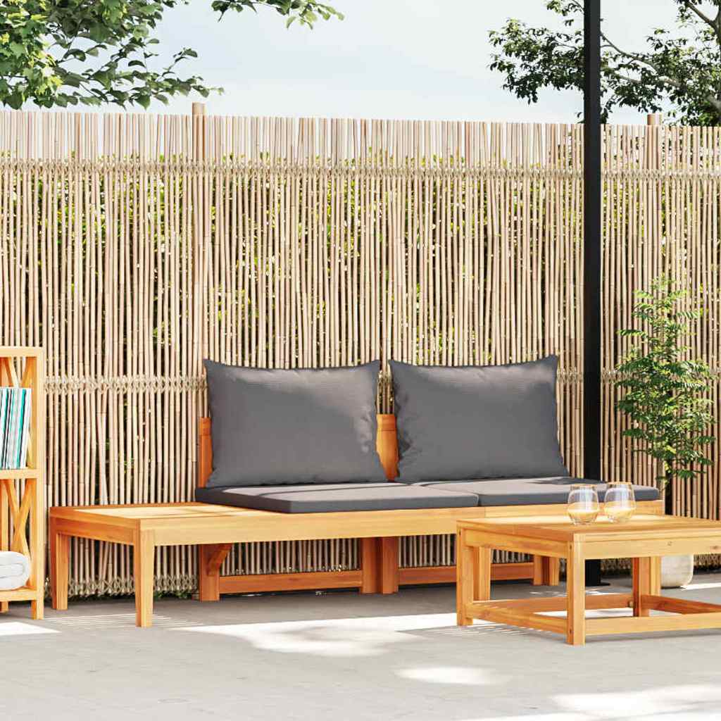 Tuinbank Met Tafel En Te Kussens Massief Acaciahout