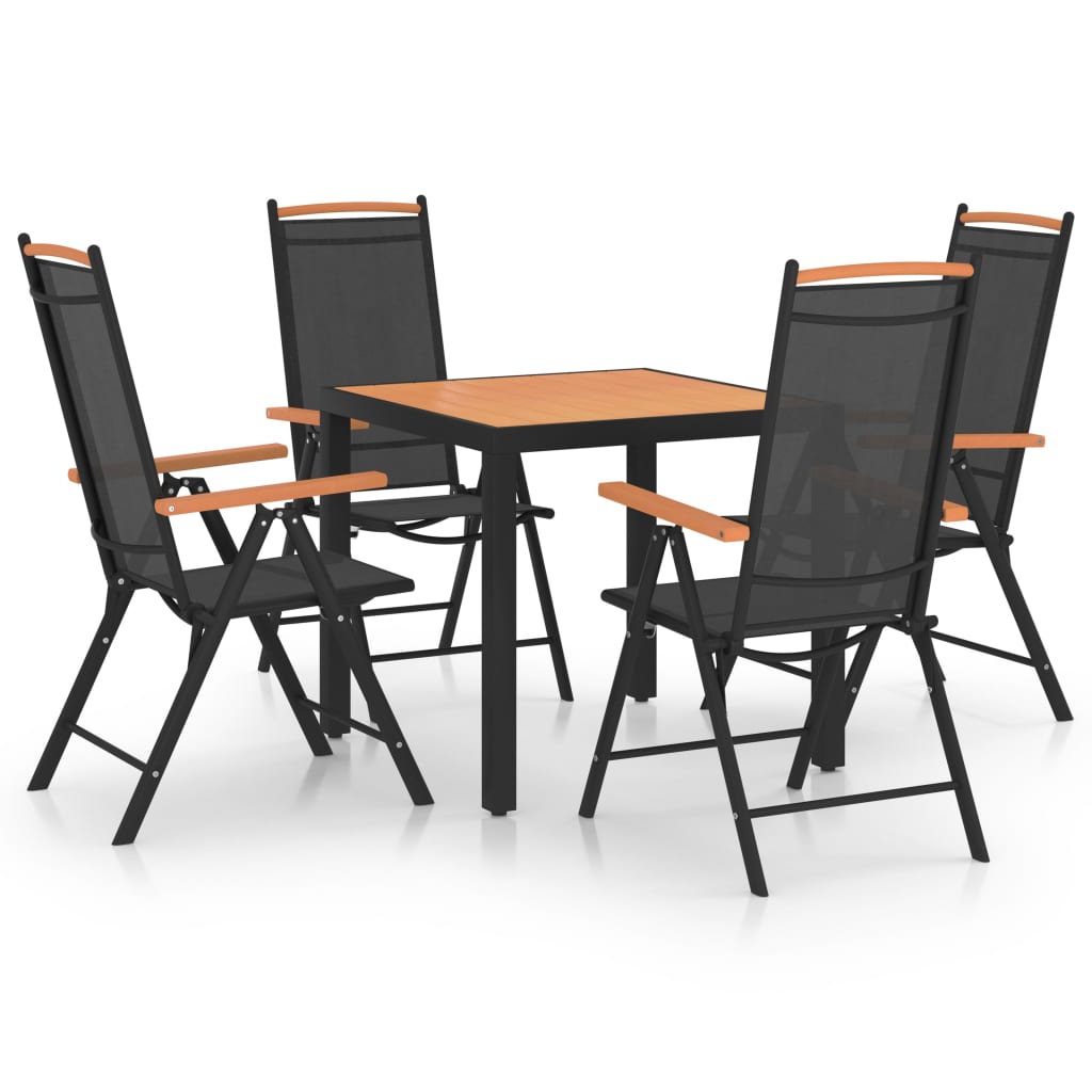 5-Delige Tuinset Aluminium