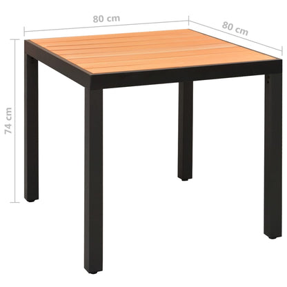 5-Delige Tuinset Aluminium