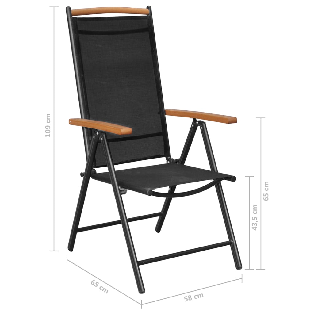 5-Delige Tuinset Aluminium