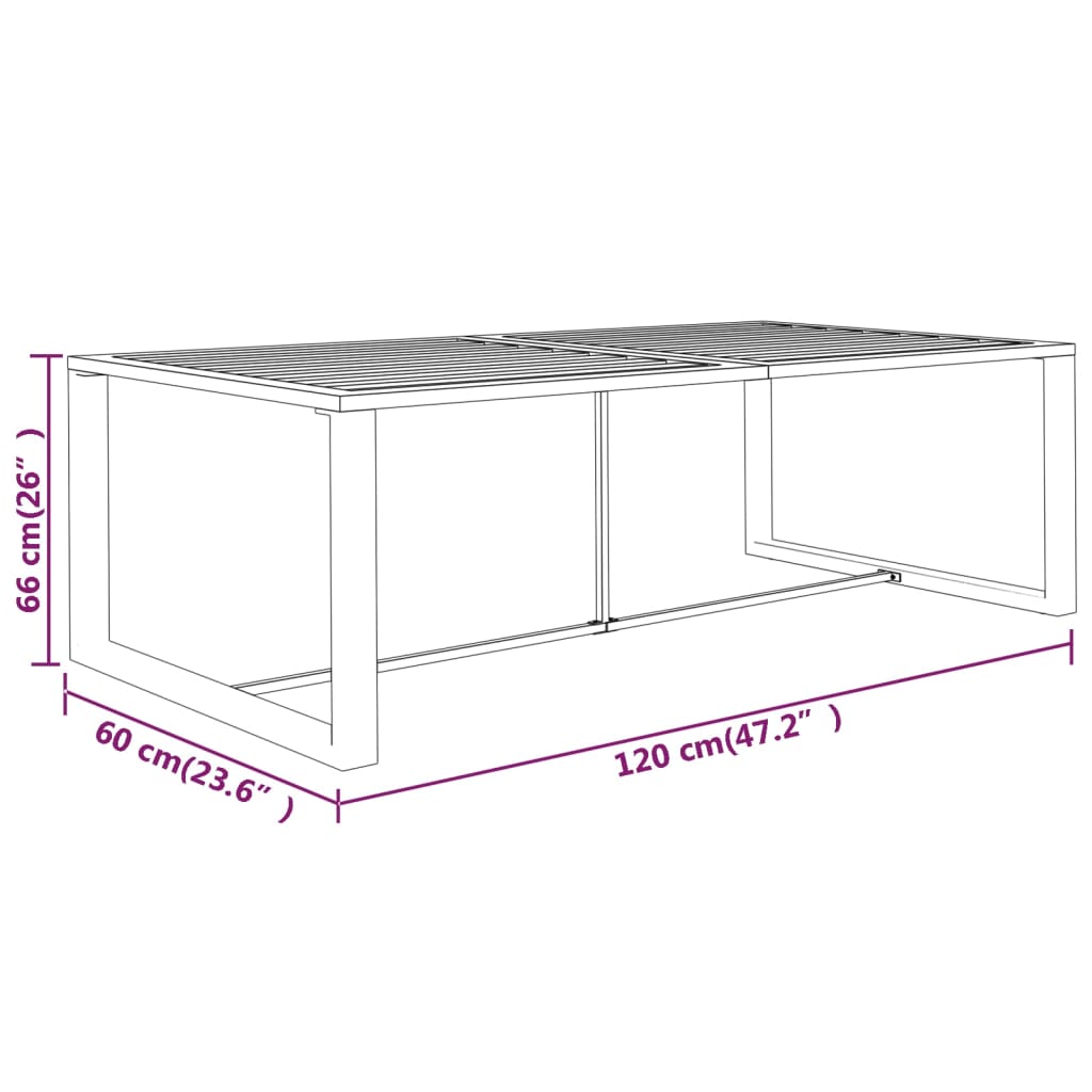 7-Delige Loungeset Met Kussens Aluminium Antracietkleurig