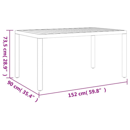 7-Delige Tuinset Aluminium