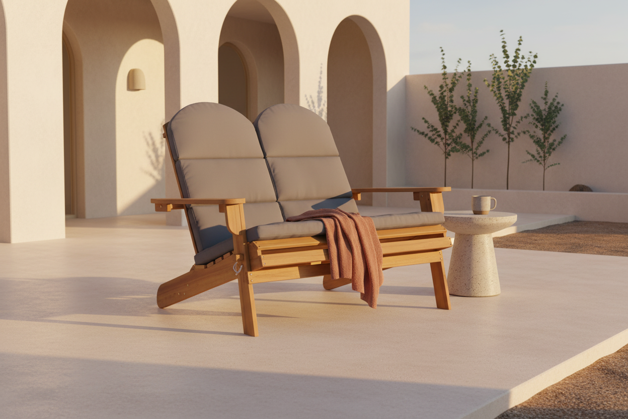 Acacia Loungebank Adirondack inklapbaar