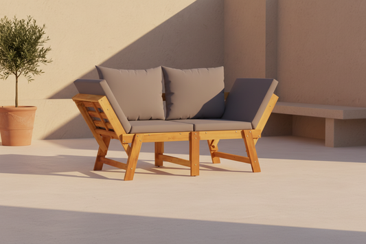 Acacia Loungebank verstelbaar – bank & ligbed