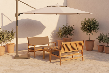 Acacia Loungeset 3-delig met kussens
