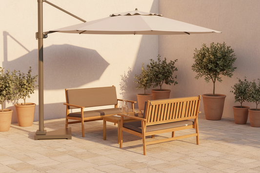 Acacia Loungeset 3-delig met kussens