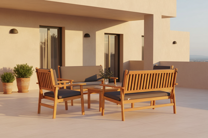 Acacia Loungeset 5-delig met kussens